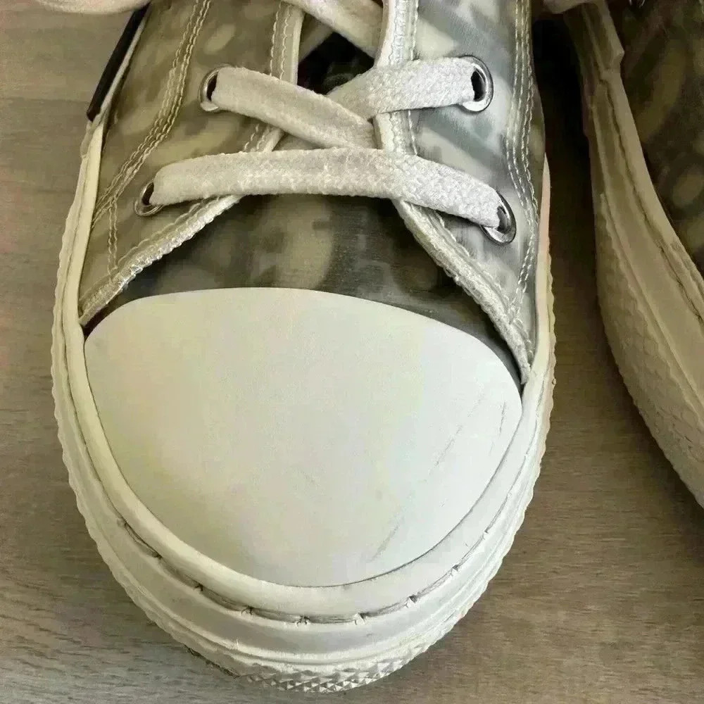 Christian Dior Oblique High Top Sneakers Mens Size 40 EU us 7 - Picture 6 of 16